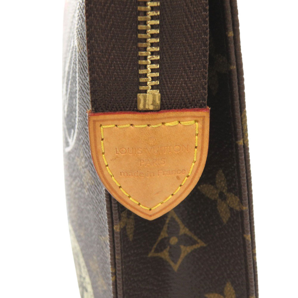 LOUIS VUITTON Clutch bag M41438 Monogram canvas Brown World Tour Monogram posh toilette unisex(Unisex)  d