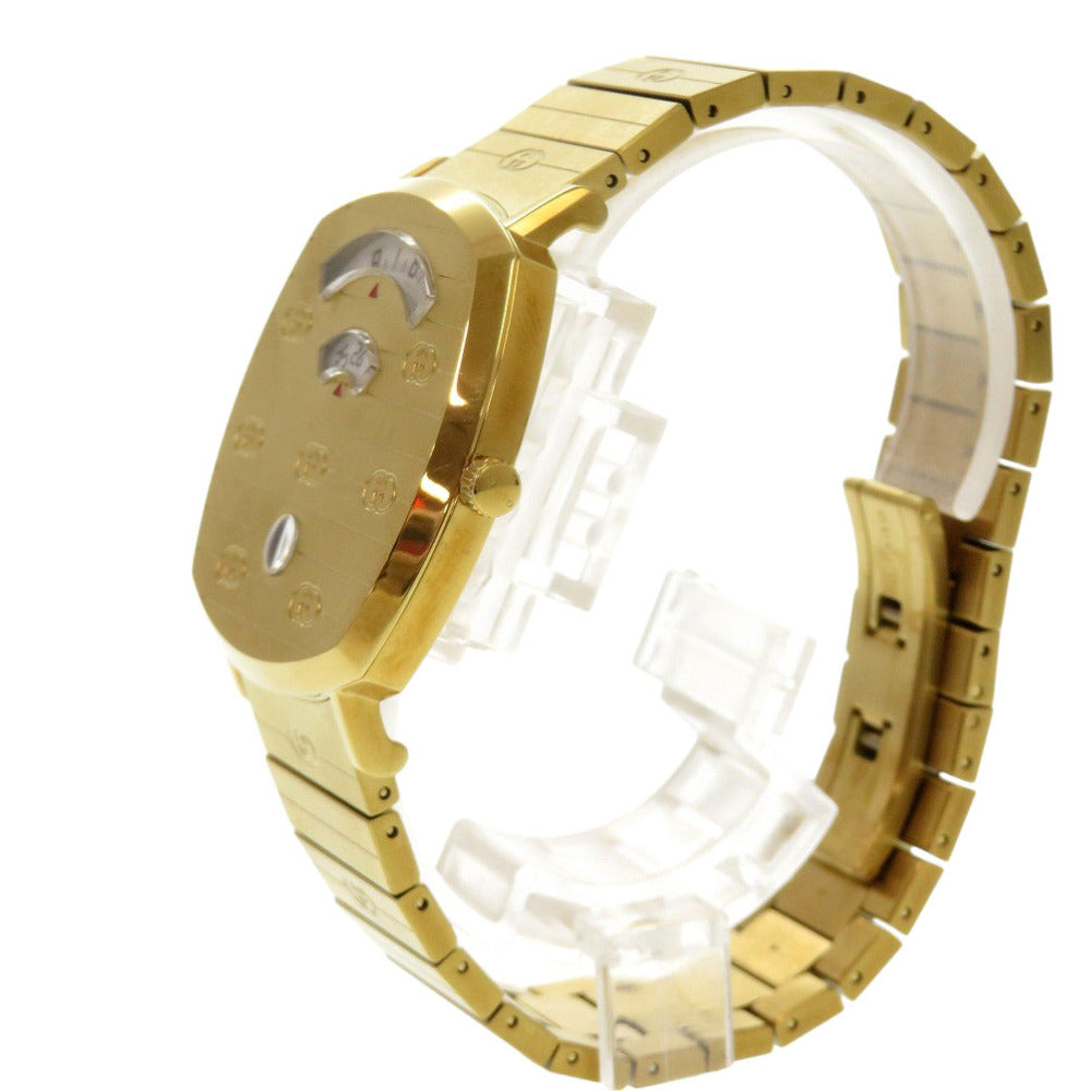GUCCI Watches Quartz YA157403 Stainless Steel gold GRIP white dial