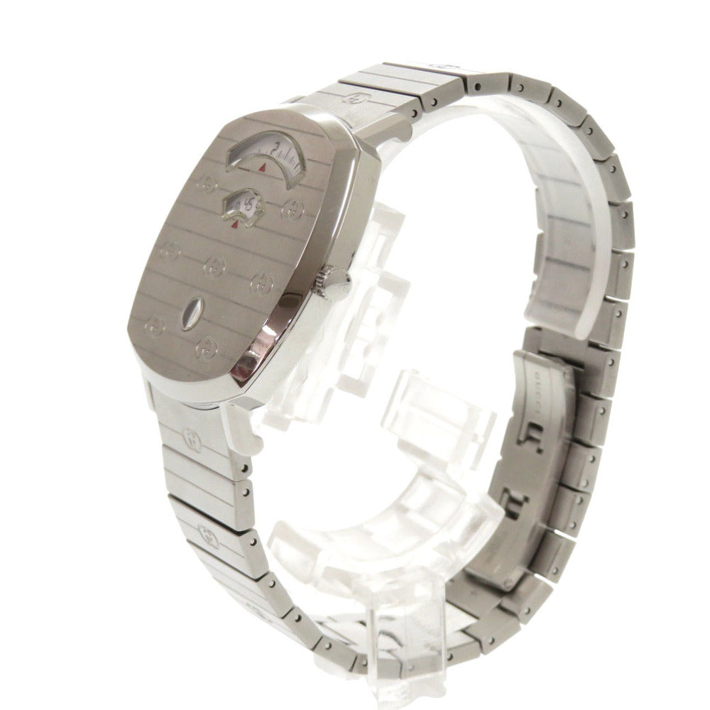 GUCCI Watches Quartz YA157410 Stainless Steel Silver GRIP white dial