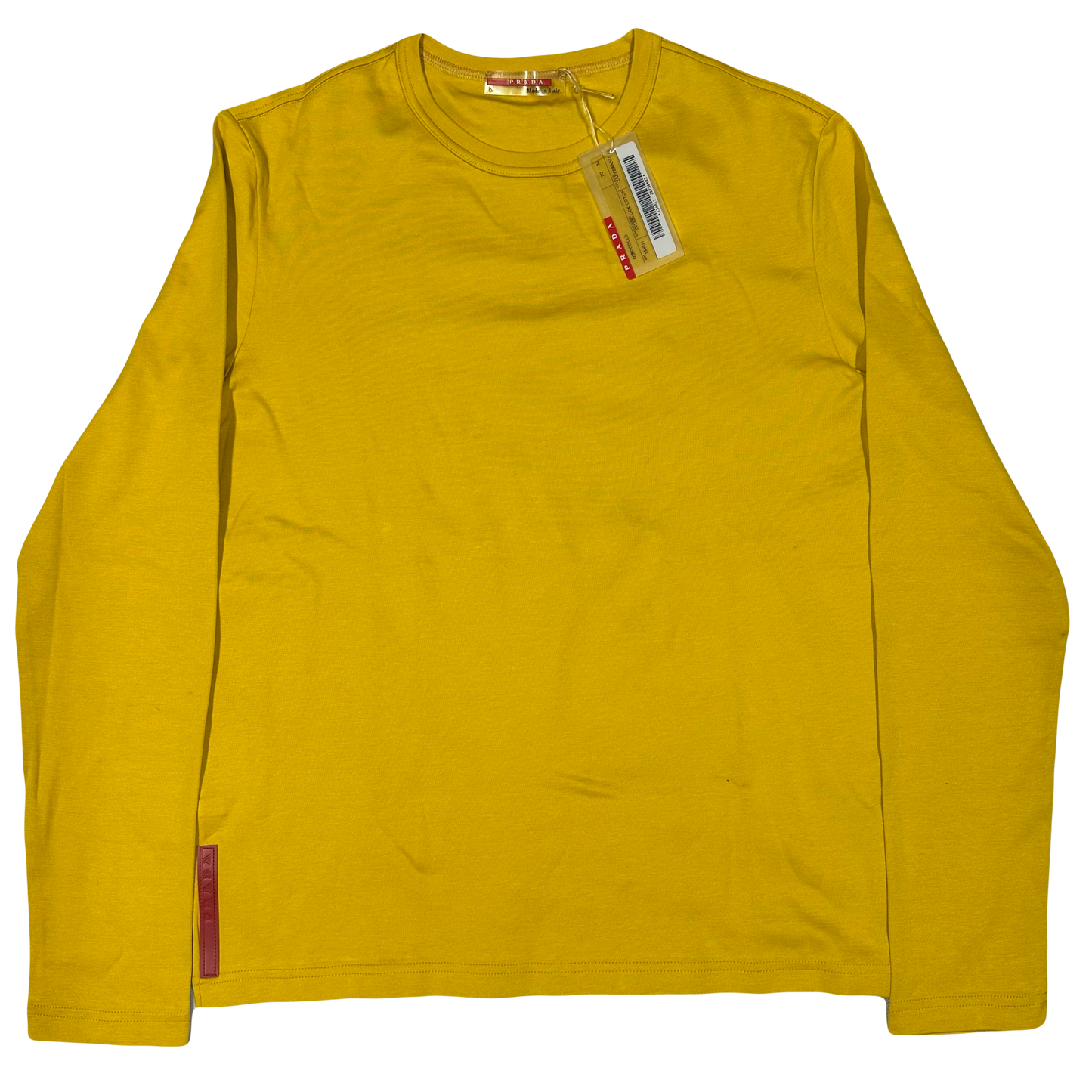 Prada Women’s Long Sleeve Shirt In Yellow ( M )