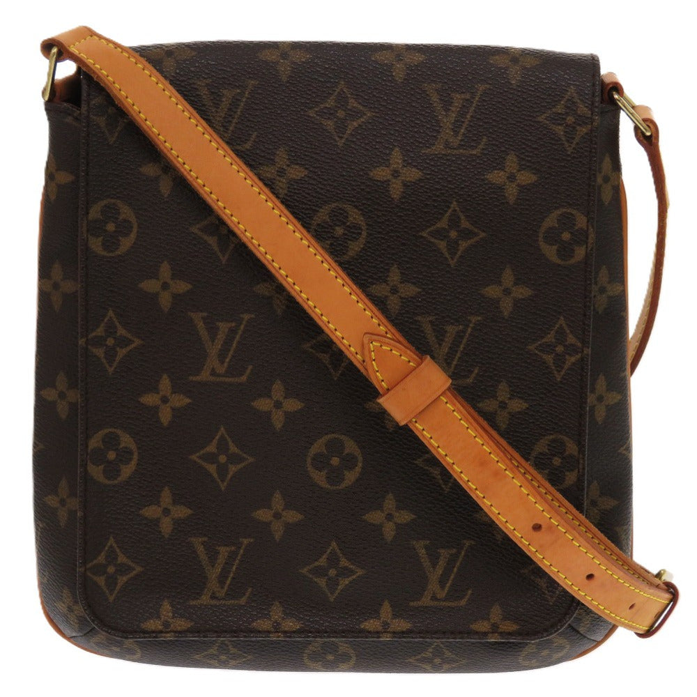 LOUIS VUITTON Shoulder Bag M51387 Monogram canvas Brown Long strap Monogram M tte Salsa Women