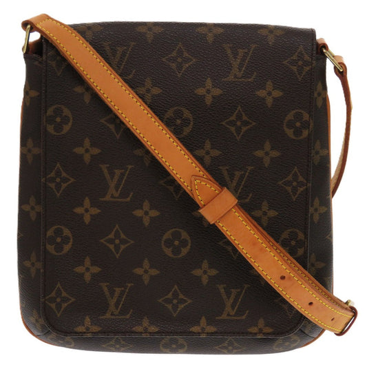 LOUIS VUITTON Shoulder Bag M51387 Monogram canvas Brown Long strap Monogram M tte Salsa Women