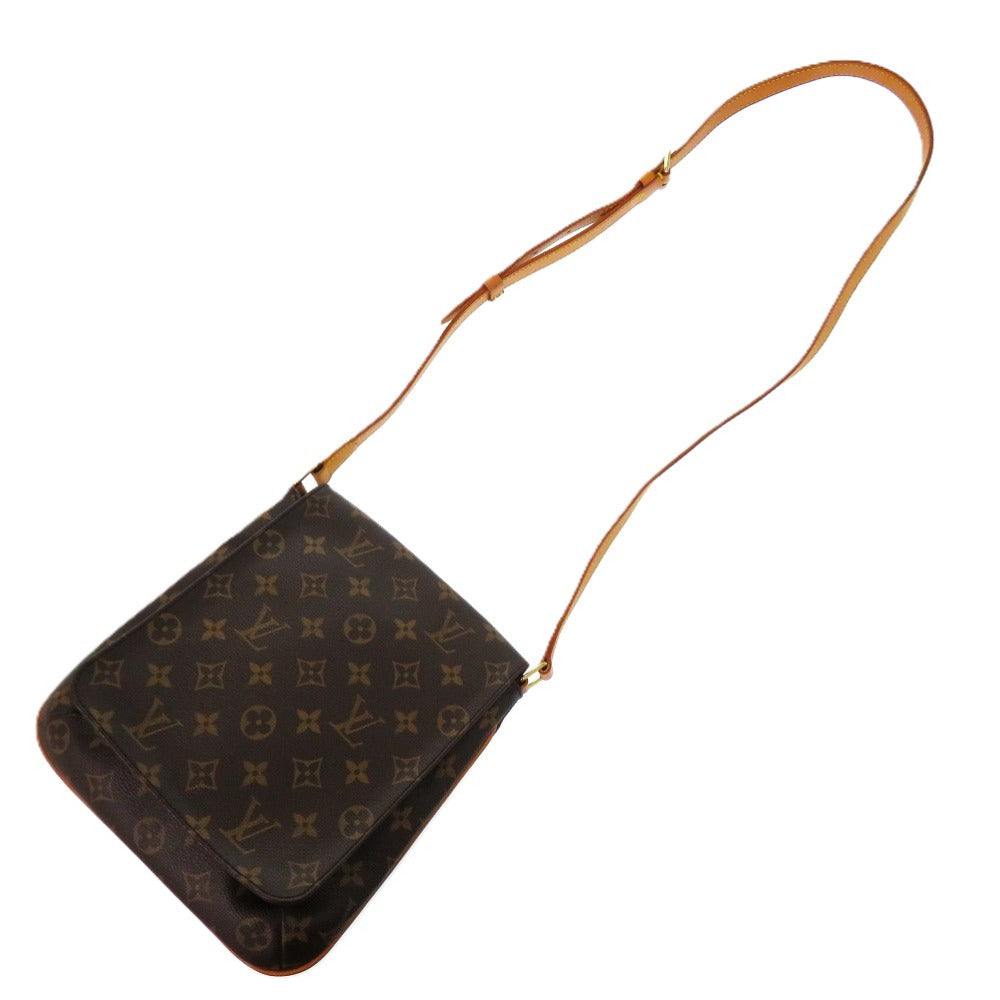 LOUIS VUITTON Shoulder Bag M51387 Monogram canvas Brown Long strap Monogram M tte Salsa Women