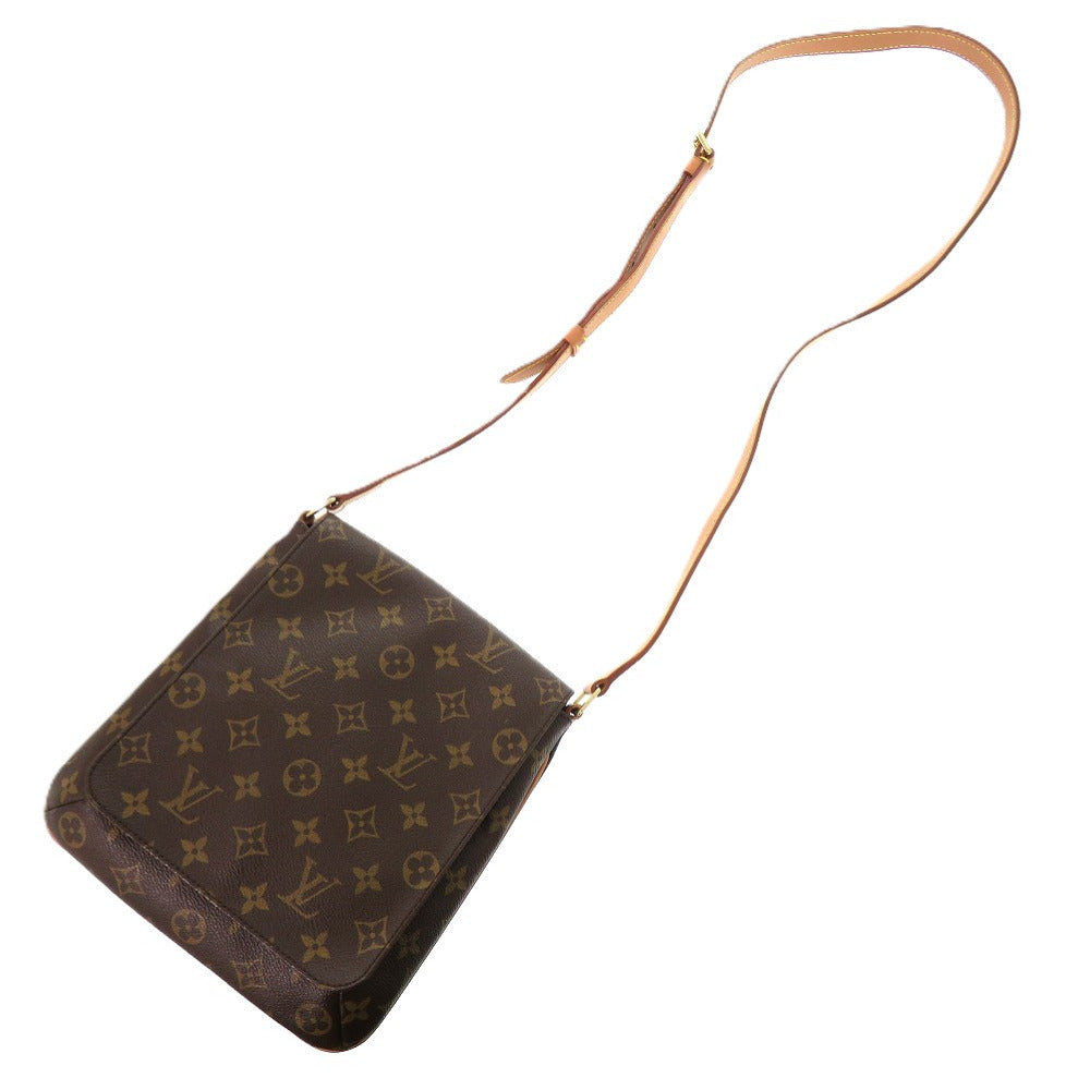 LOUIS VUITTON Shoulder Bag M51387 Monogram canvas Brown Long strap Monogram M tte Salsa Women