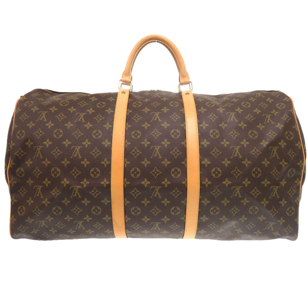 LOUIS VUITTON Boston Duffel bag M41412 Monogram canvas Brown Monogram Keepall bandouliere60