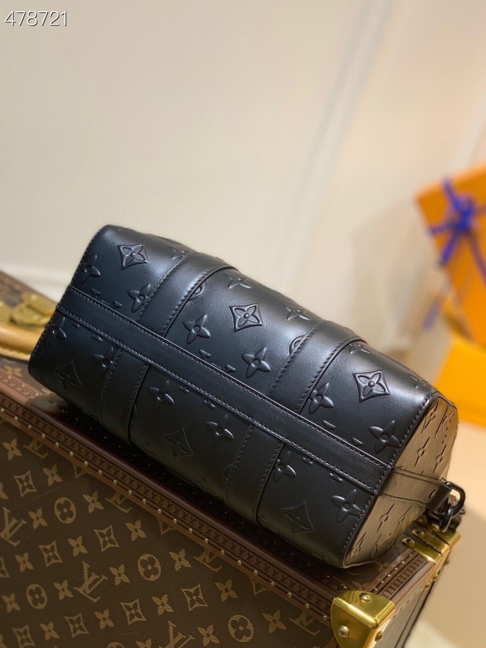 Top Quality Keepall XS Monogram Seal Black For Men, Bags, Shoulder And Crossbody Bags 8.3in/21cm Top Quality M57960