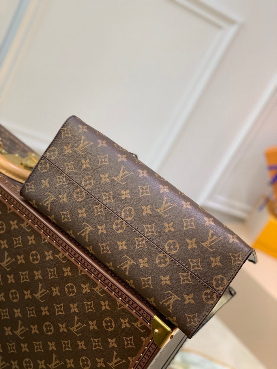 Top Quality OnTheGo MM Tote Bag Monogram Canvas For Women, WoHandbag, Shoulder Bags 13.8in/35cm Top Quality M45888