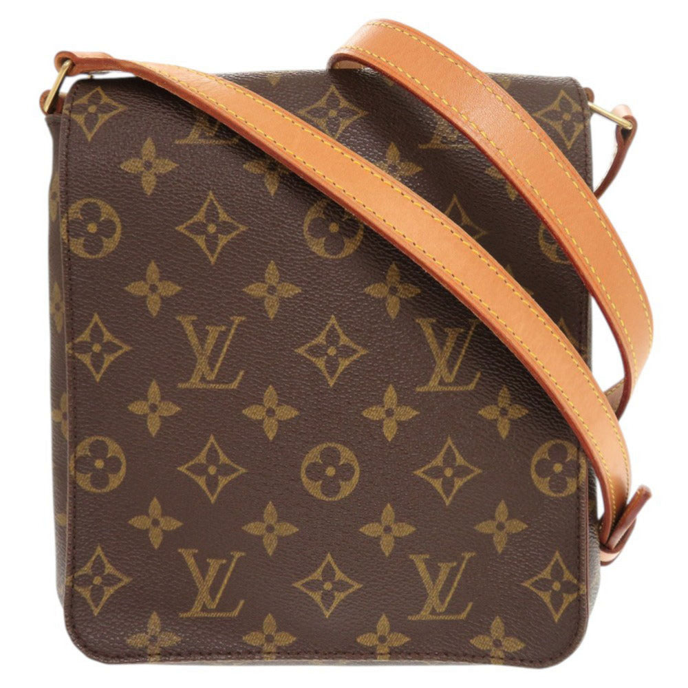 LOUIS VUITTON Shoulder Bag M51387 Monogram canvas Brown Long strap Monogram M tte Salsa Women