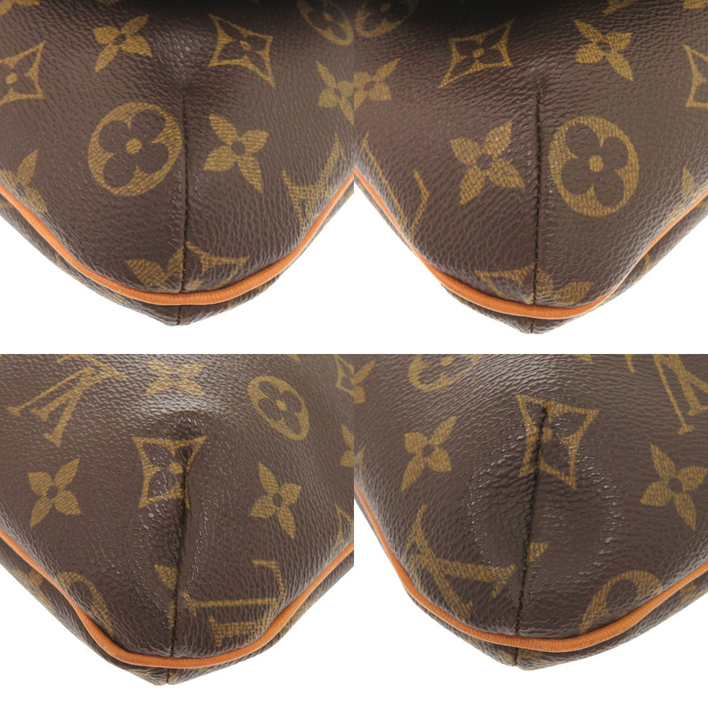 LOUIS VUITTON Shoulder Bag M51387 Monogram canvas Brown Long strap Monogram M tte Salsa Women