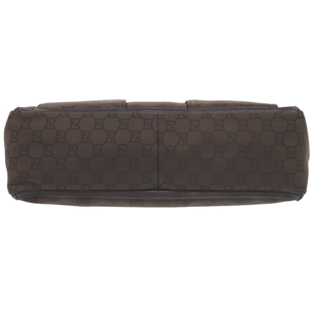GUCCI Tote Bag 268639 Nylon Brown Abbey Women