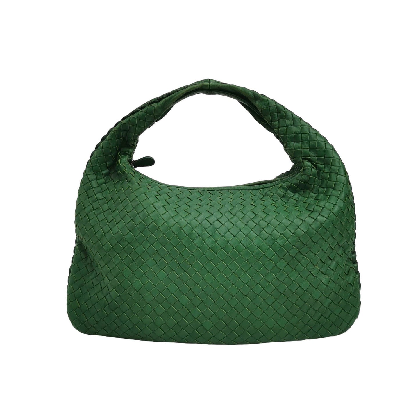 Bottega Veneta Hobo Bag Lambskin Leather Green 40cm