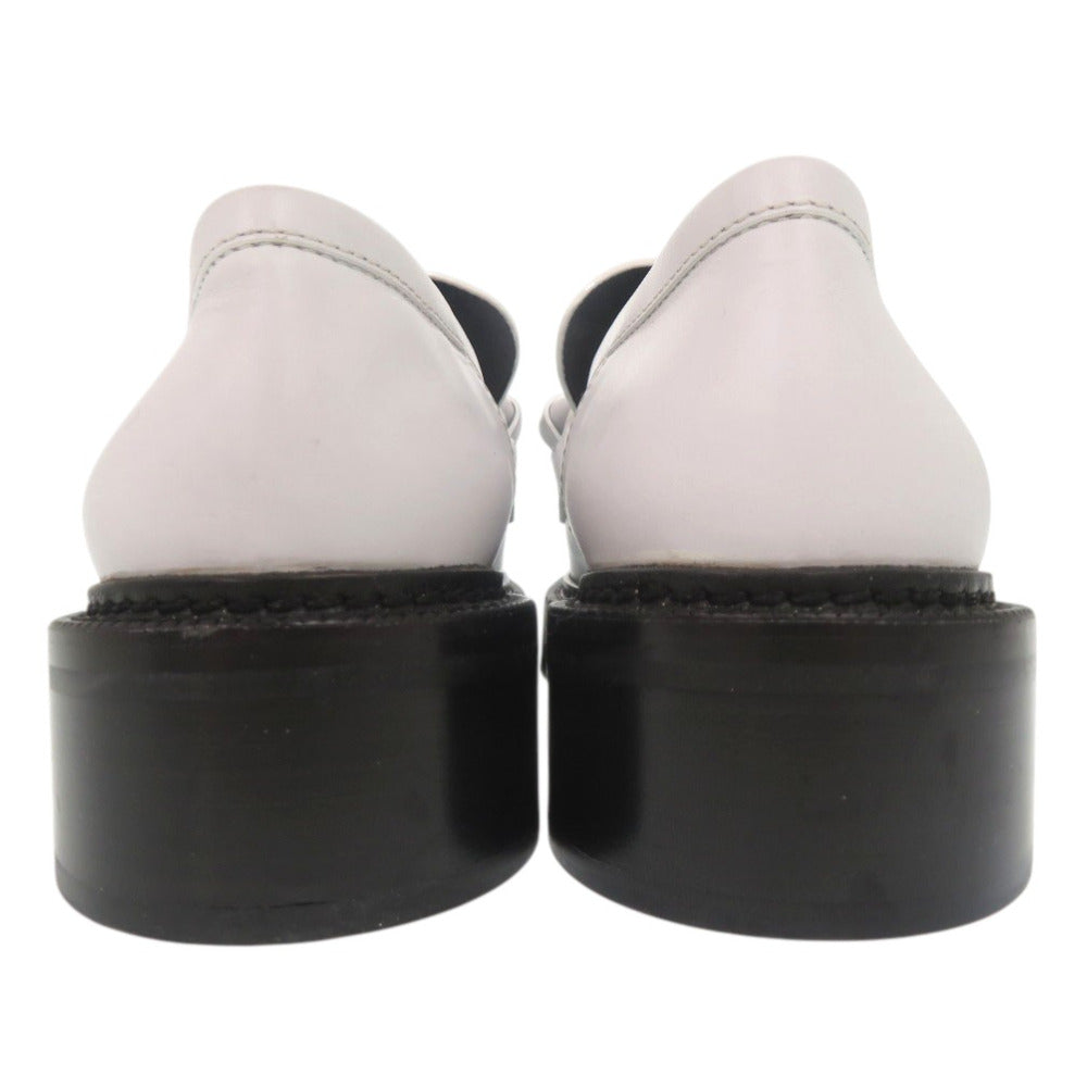 LOUIS VUITTON Leather shoes MA1201 leather white loafers 39