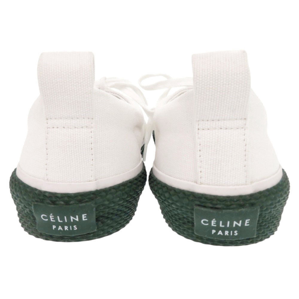 CELINE sneakers canvas white Phoebe period 180° 38