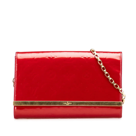 Red Louis Vuitton Monogram Vernis Ana