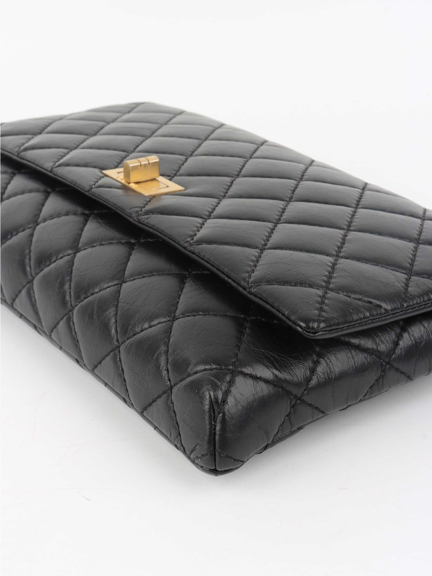 Chanel Black 2.55 Pouch.