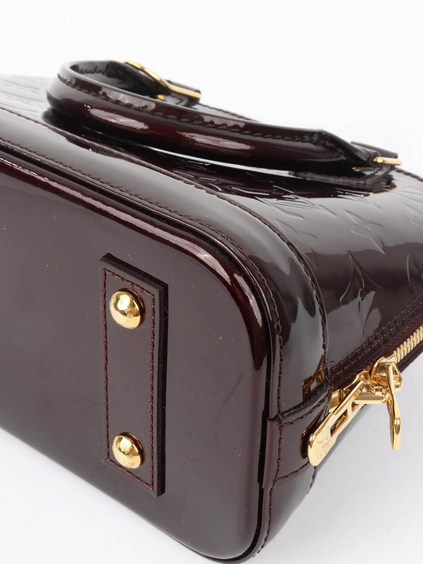 Louis Vuitton Vernis Alma BB Monogram Patent Leather.