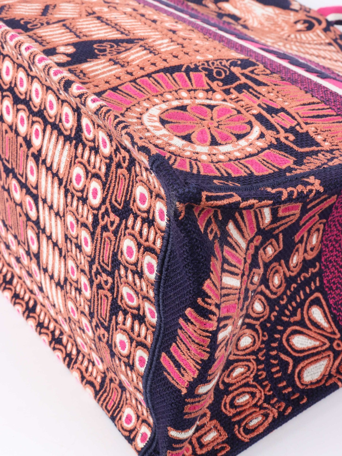Dior Limited Edition Animal Embroidered Large Book Tote.