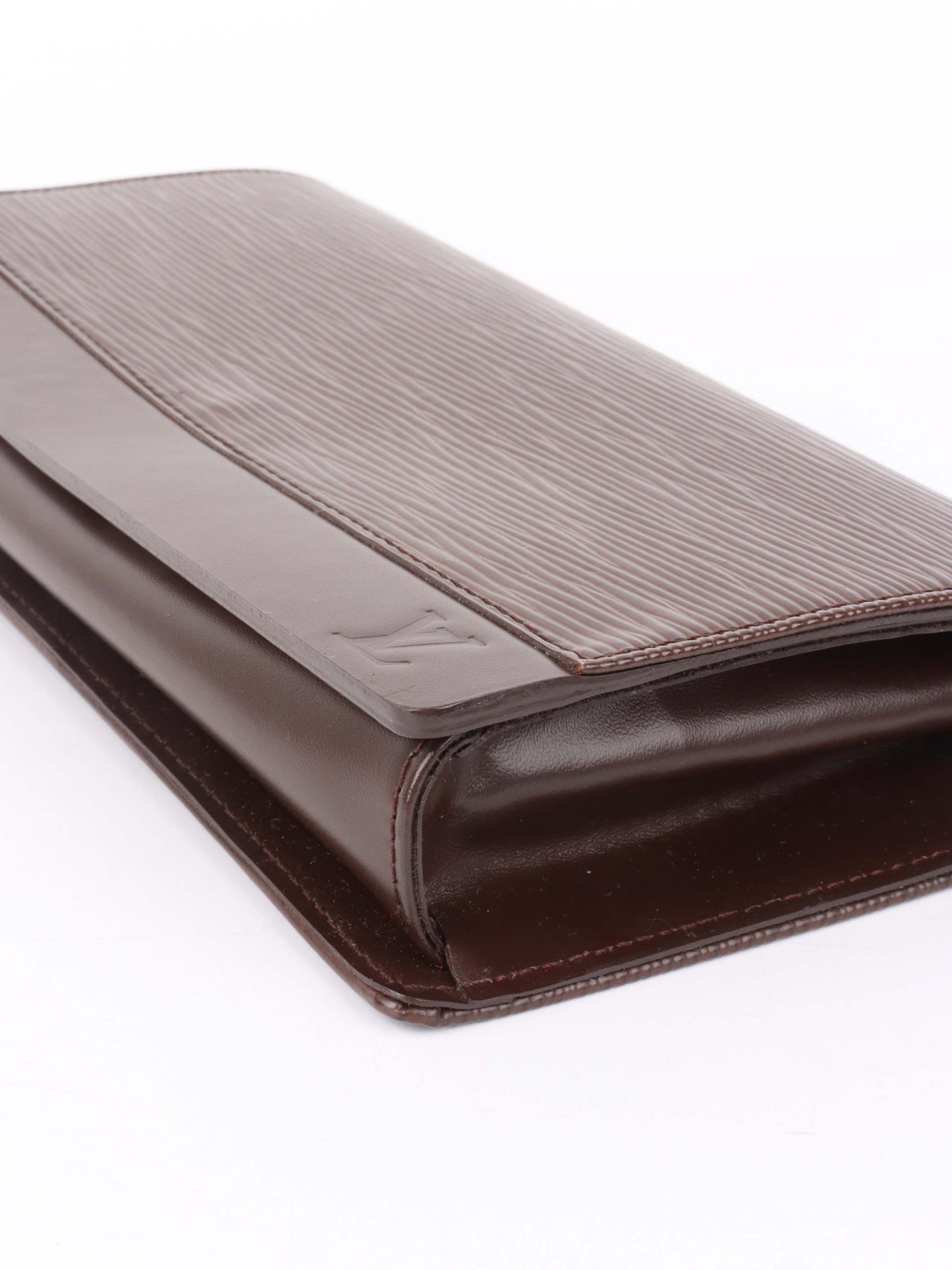 Louis Vuitton Brown Epi Leather Honfleur Clutch.