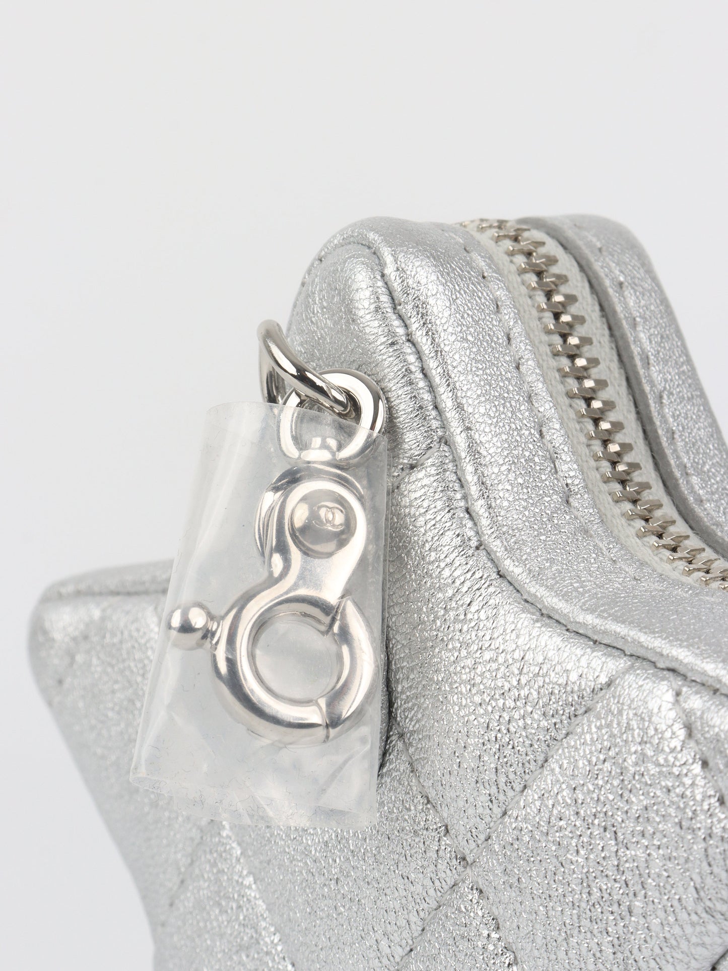 Chanel Silver Star Pouch.