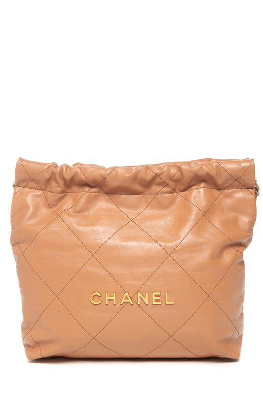 Chanel '22 Dark Beige Small Hobo Bag
