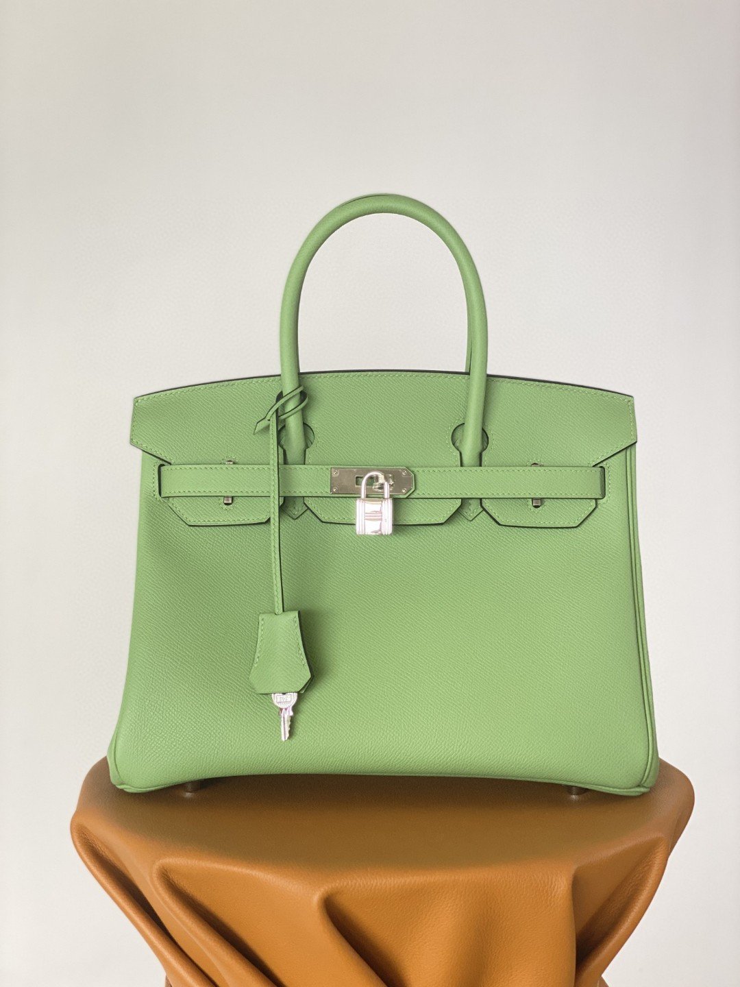 Top Quality Birkin Nata Swift Green For Women SiTop Qualityer Toned Hardware 10in/25cm