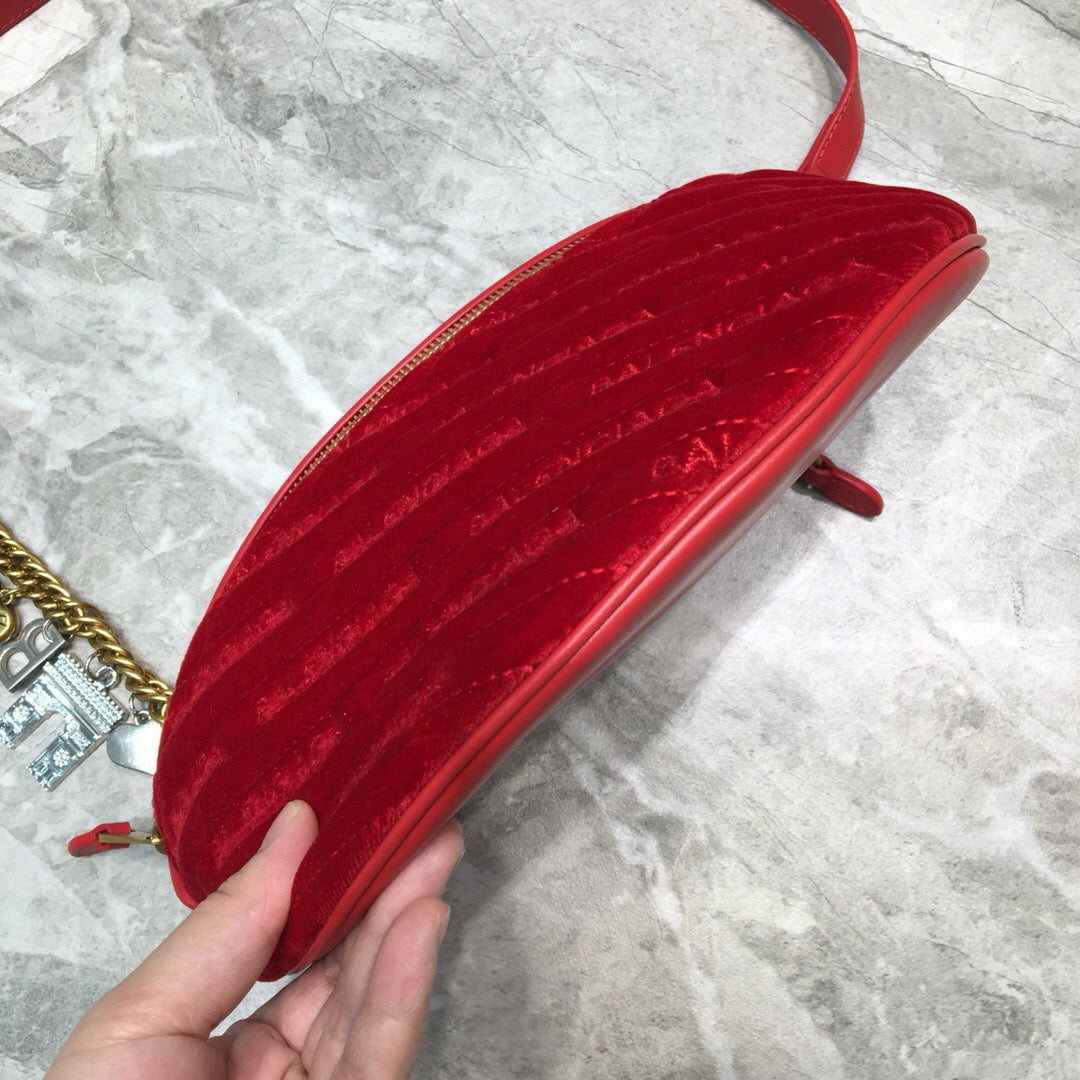 Top Quality Souvenir XXS Belt Bag In Red, For Women,  Bags 11.8in/30cm