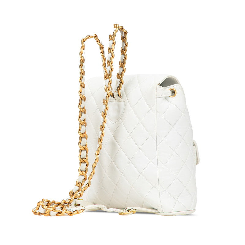 Chanel Coco Mark Matelasse Lambskin Backpack
