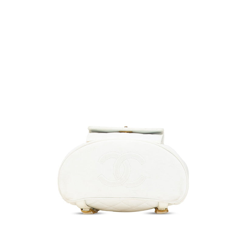 Chanel Coco Mark Matelasse Lambskin Backpack