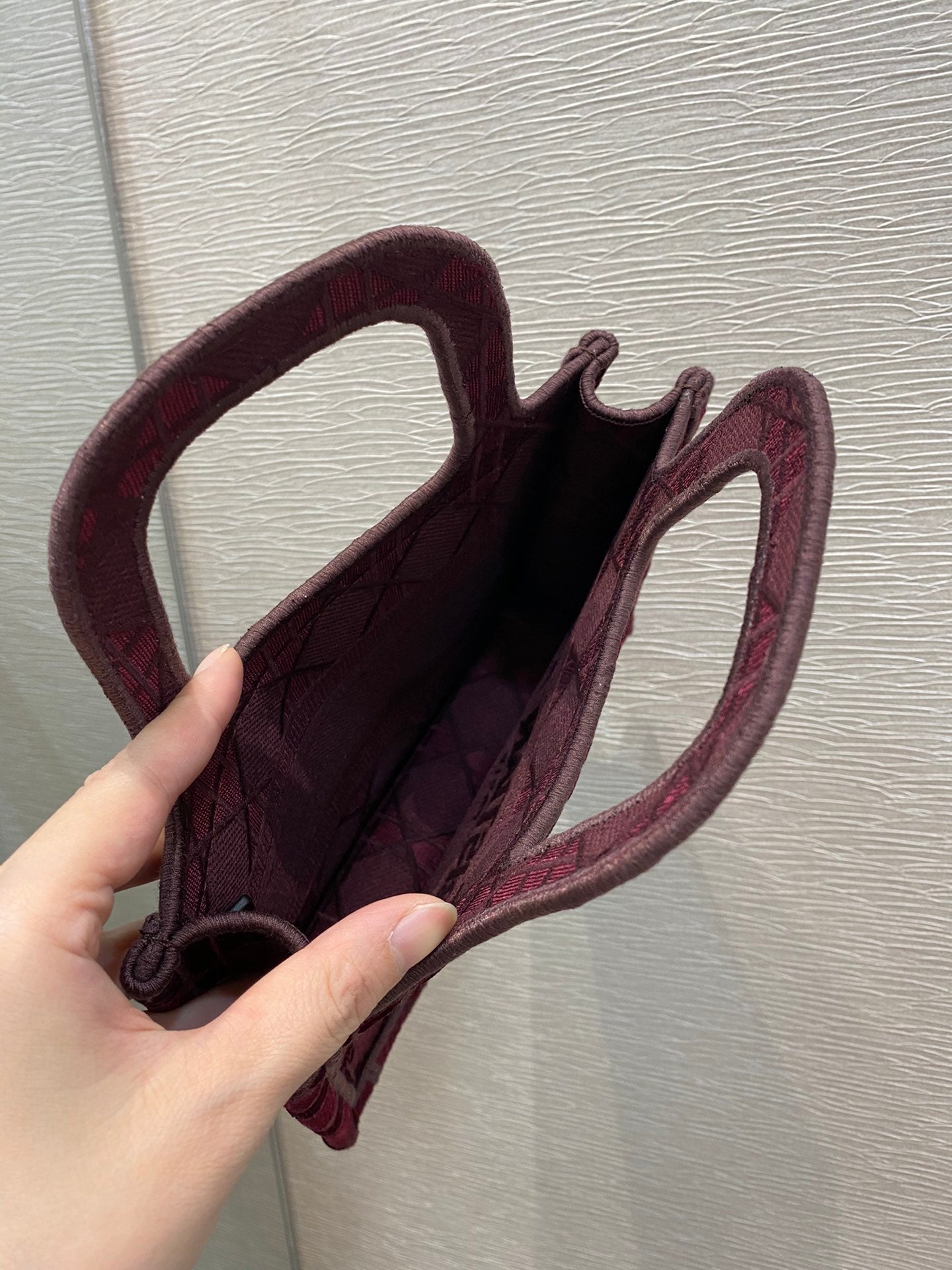 Top Quality Mini Book Tote Red Embroidery Red For Women Women’s Handbag 9in/23cm CD