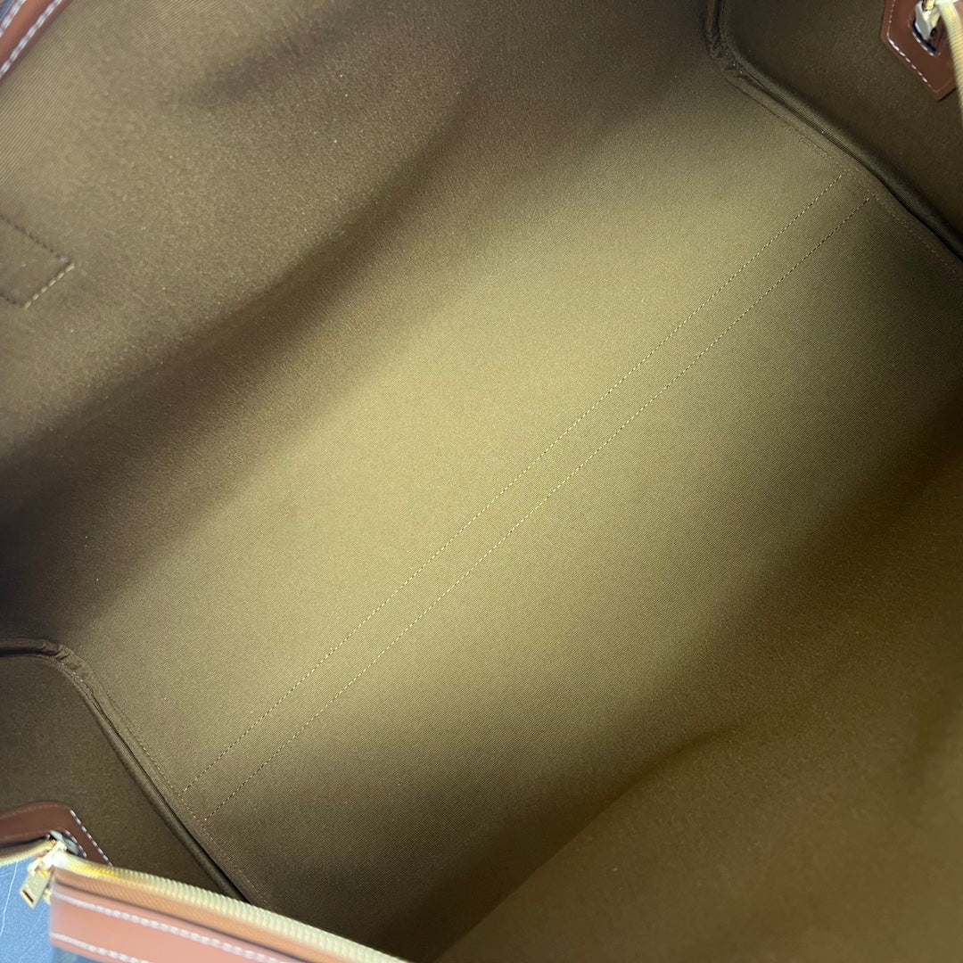 Top Quality Large Voyage Bag In Triomphe Canvas With Top Quality Print Tan For Women 20in/50cm 191472BZK.04LU