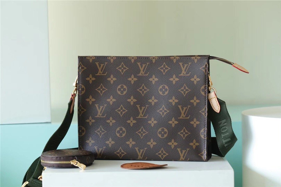 Top Quality Pochette Double Monogram Canvas For Women, Womens Bags, Shoulder And Crossbody Bags 10.2in/26cm Top Quality