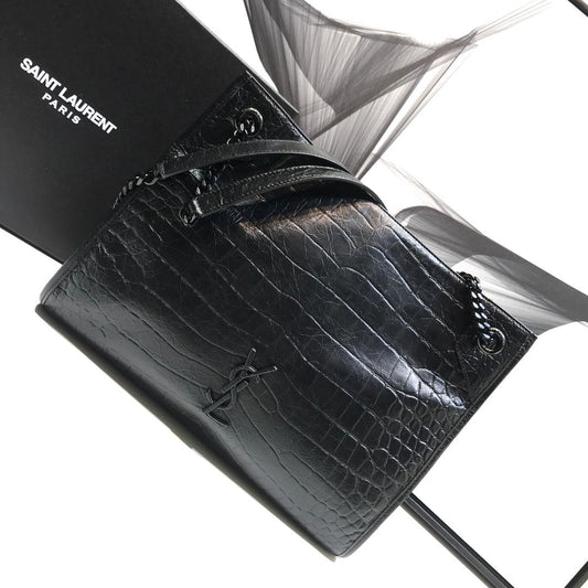 YSSL Niki Medium Shopping Bag Black For Women 12in/32cm YSL 