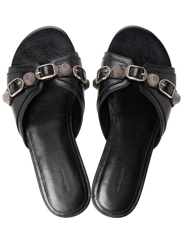Luxury Balenciaga Trending 2025 Le Cagole Slippers Black