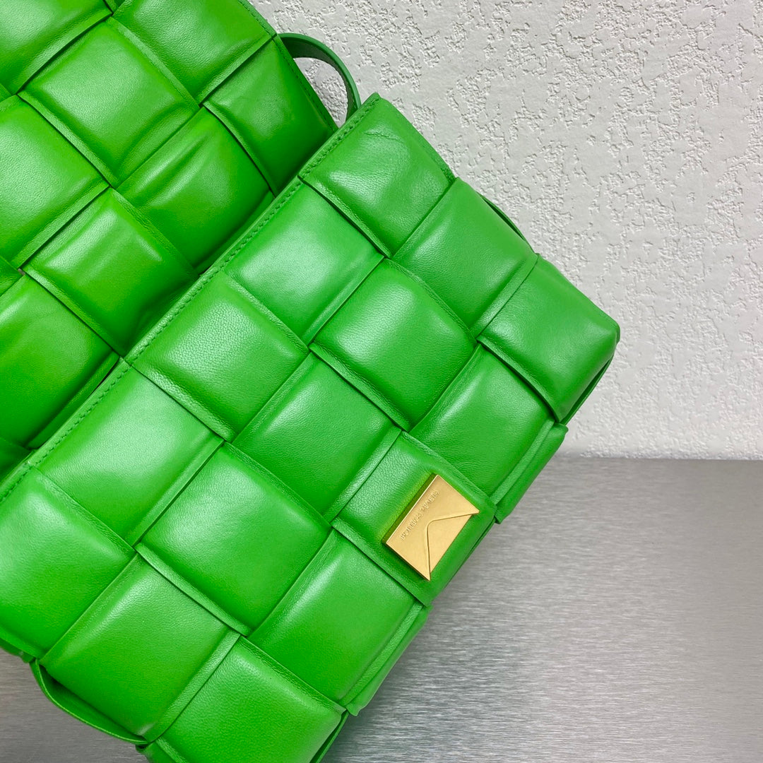 Top Quality Padded Cassette Green, For Women, Women’s Bags 10.2in/26cm 591970VCQR13724