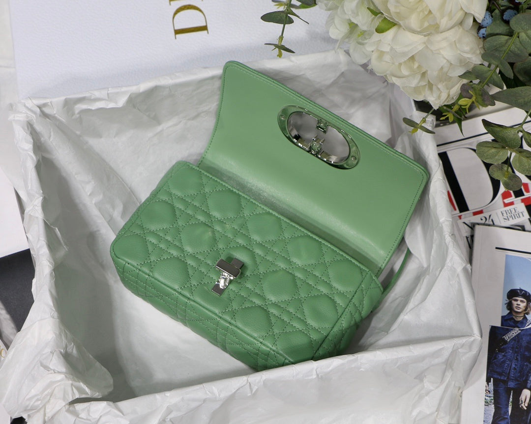 Top Quality Small Caro Bag Green For Women, Womens Handbags, Shoulder Bags, Crossbody Bags, 20cm/8in CD