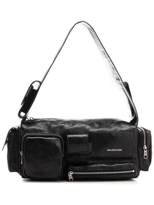 Luxury Balenciaga Trending 2025 Superbusy Small Sling Bag Black