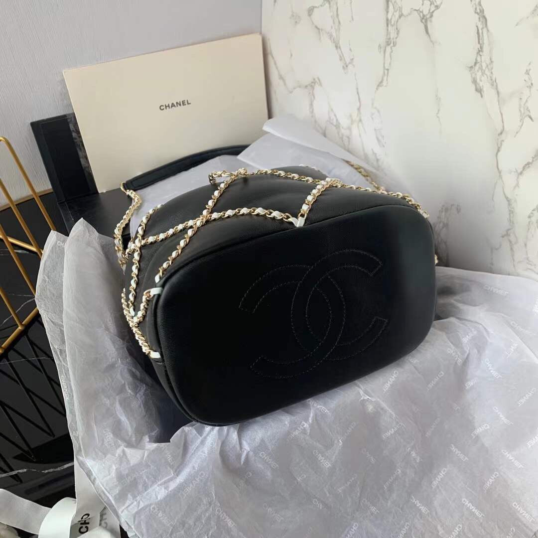 CHL 21 Handbag Black For Women, Women’s Bags 8in/22cm