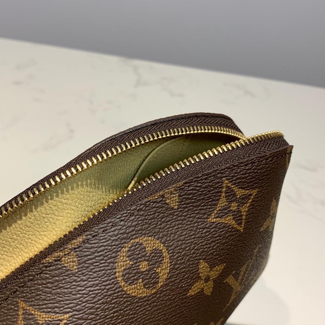 Top Quality Cosmetic Pouch PM Monogram Canvas For Women, WoBags 7.5in/19cm Top Quality M47515