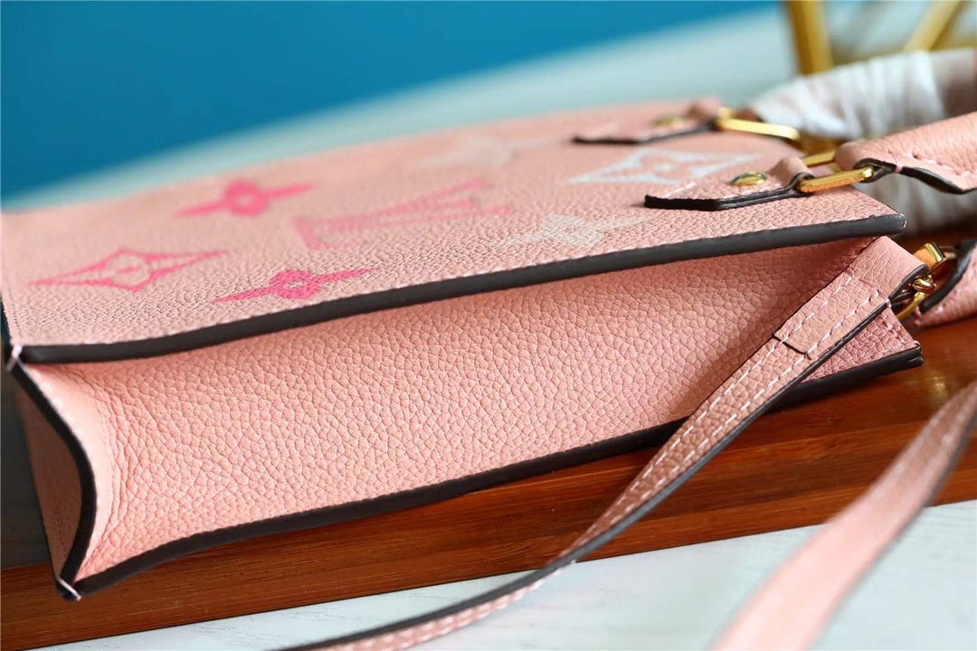 Top Quality Petit Sac Plat Monogram Empreinte Pink For Women, Womens Handbags, Shoulder And Crossbody Bags 5.5in/14cm Top Quality M80449