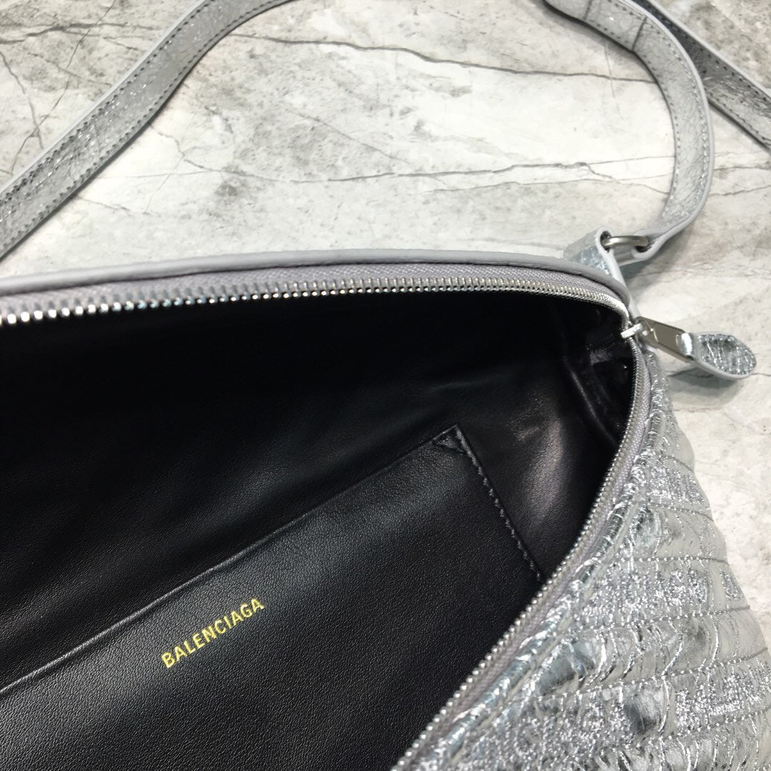 Top Quality Souvenir XXS Belt Bag In Sliver, For Women,  Bags 11.8in/30cm