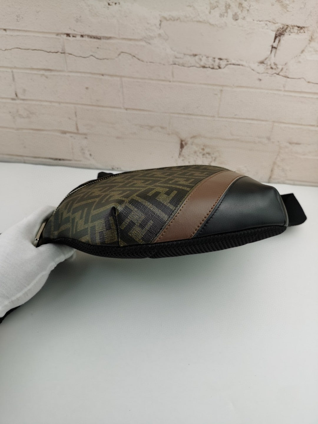 FI Belt Bag Khaki/Brown For Men, Men’s Bags 18.1in/46cm 7VA434