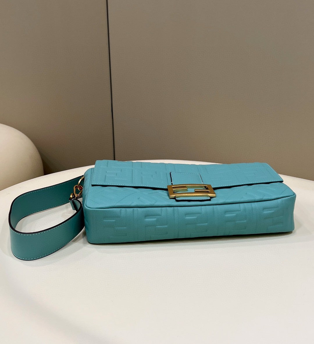 Top QualityTop Quality Baguette Medium Mint Green Bag For Woman 27cm/10.5in 8BR600A72VF1IV6