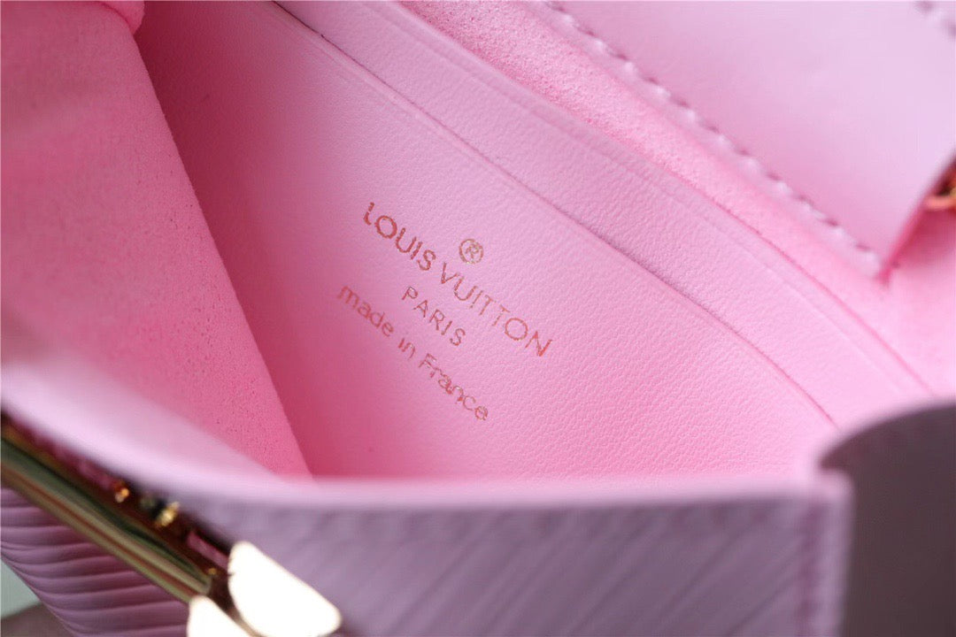 Top Quality Twist MM Bag Epi Red/ Pink For Women,  Shoulder and Cross Body Bags 9.1in/23cm Top Quality