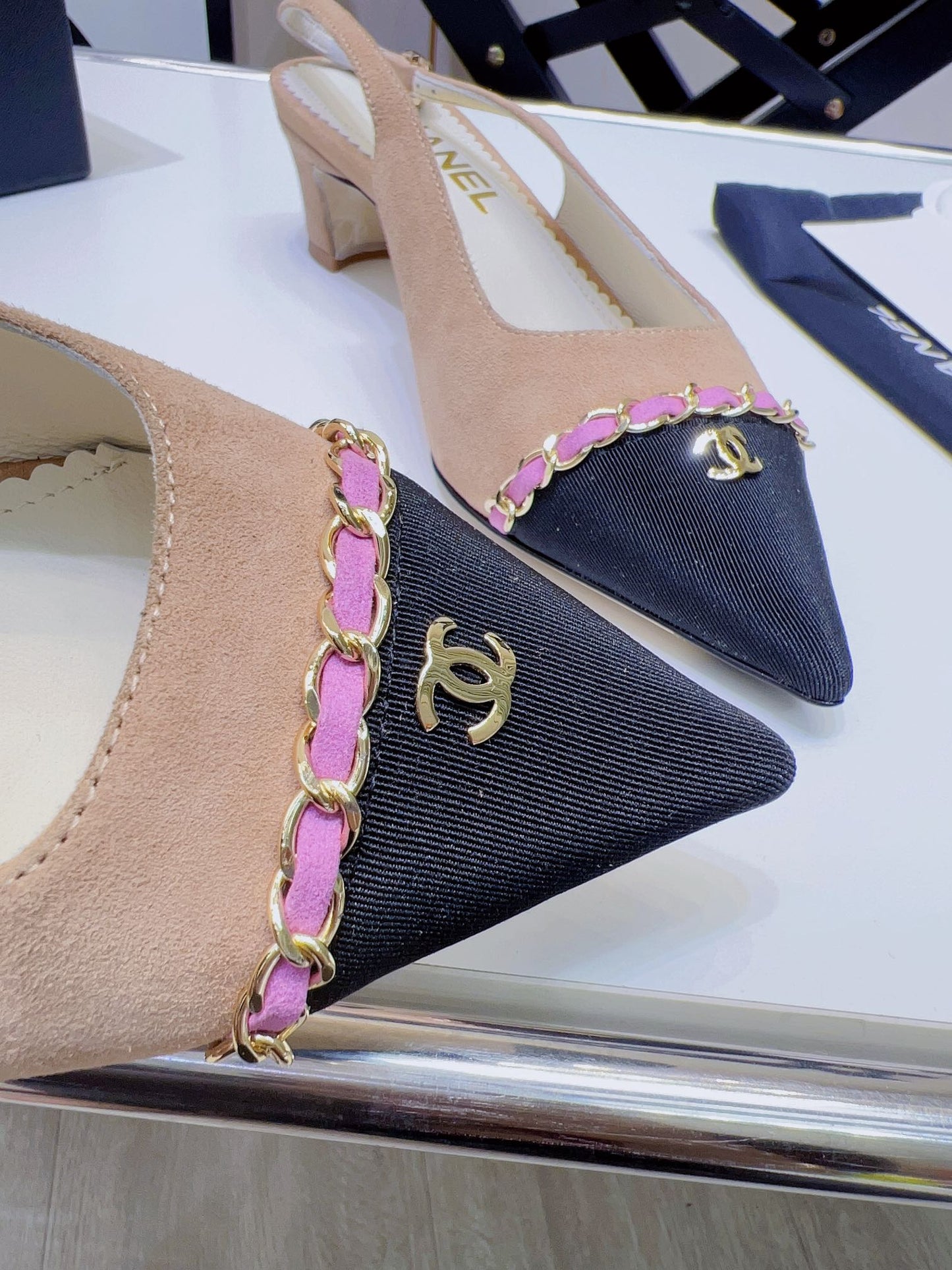 New 1:1 rep CHL High Heel Shoes 022