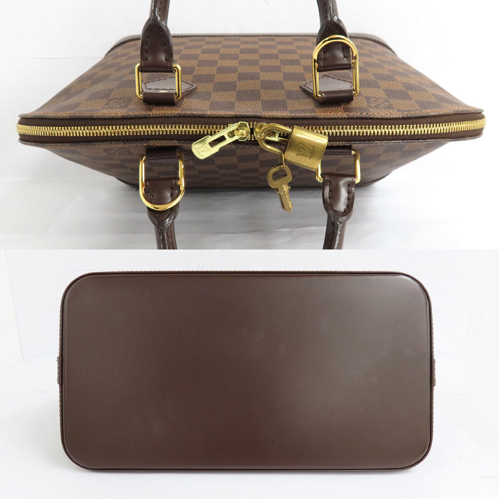 Louis Vuitton Alma N51131 Damier Evene HandBag Brown G    Leather