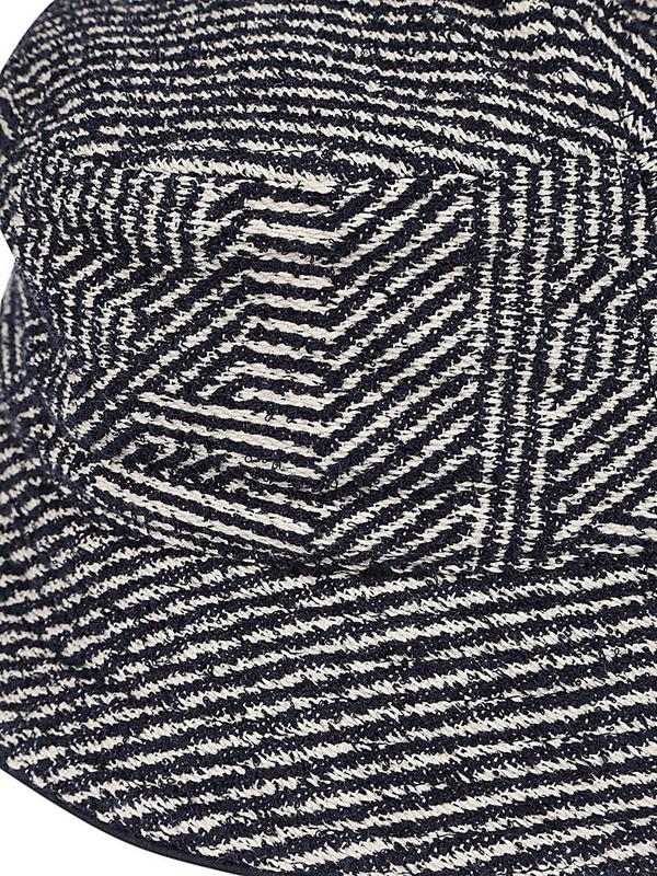 Fendi Navy/White Woven Bucket Hat