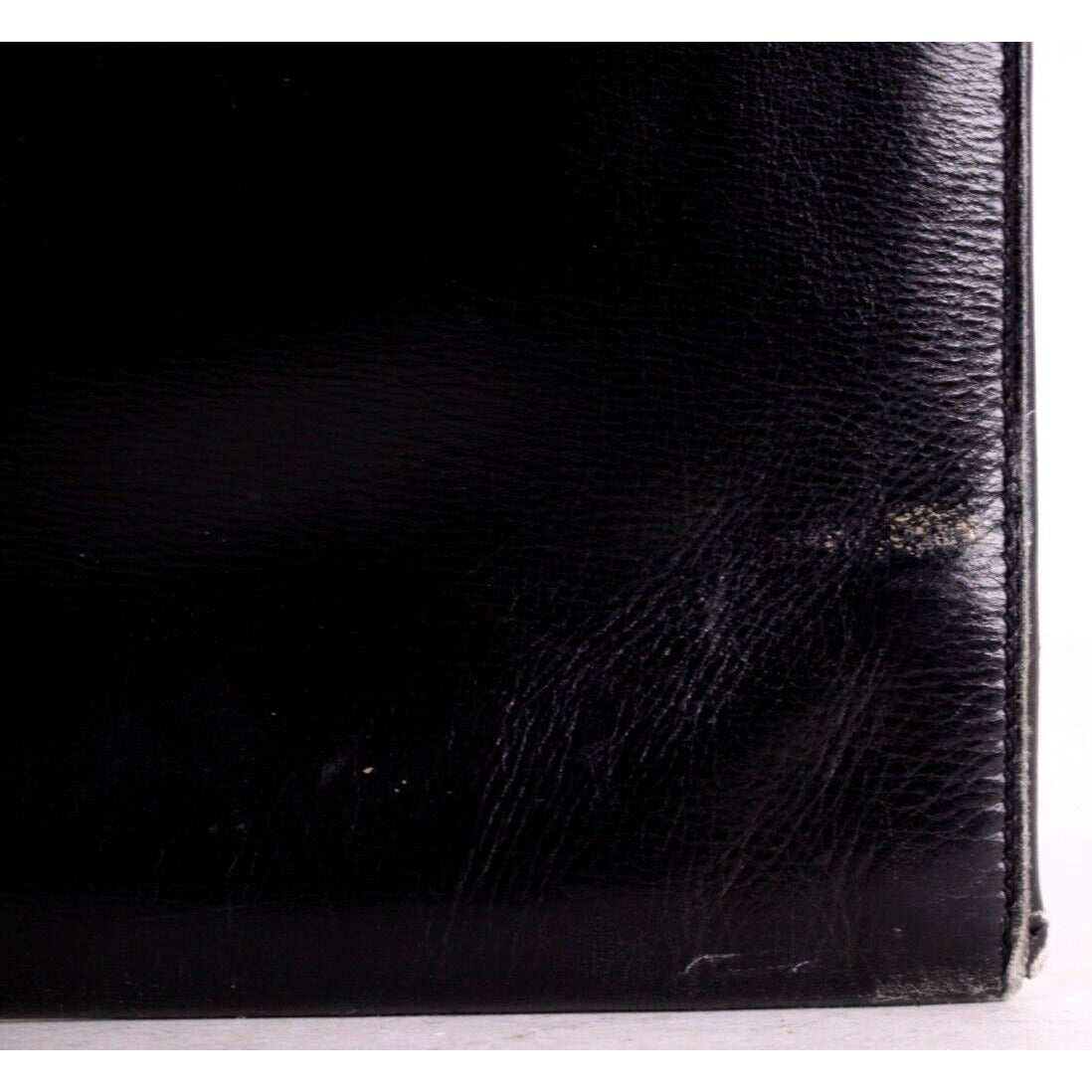 , Gucci, midnight blue leather, clutch, portfolio, or tablet holder with a wide, red and navy Sherry stripe