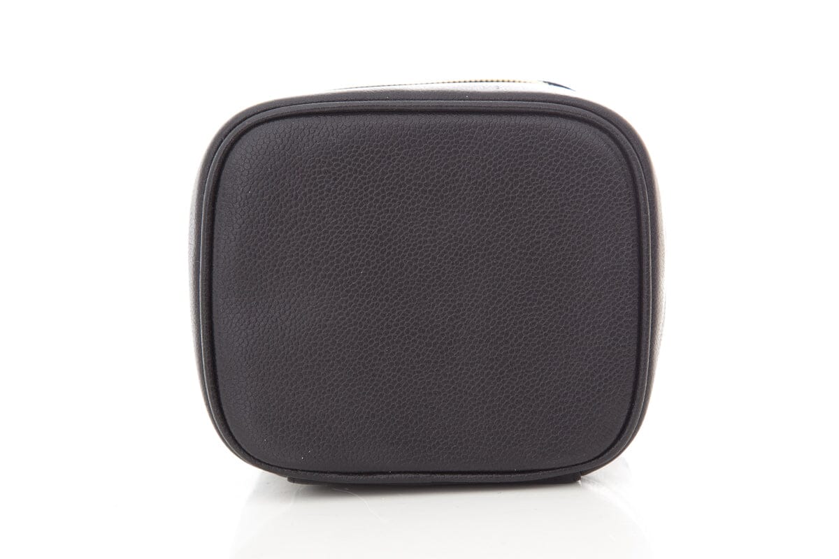 Chanel Vnitage 1996/97 Black Caviar Coco Mark Vertical Vanity Bag