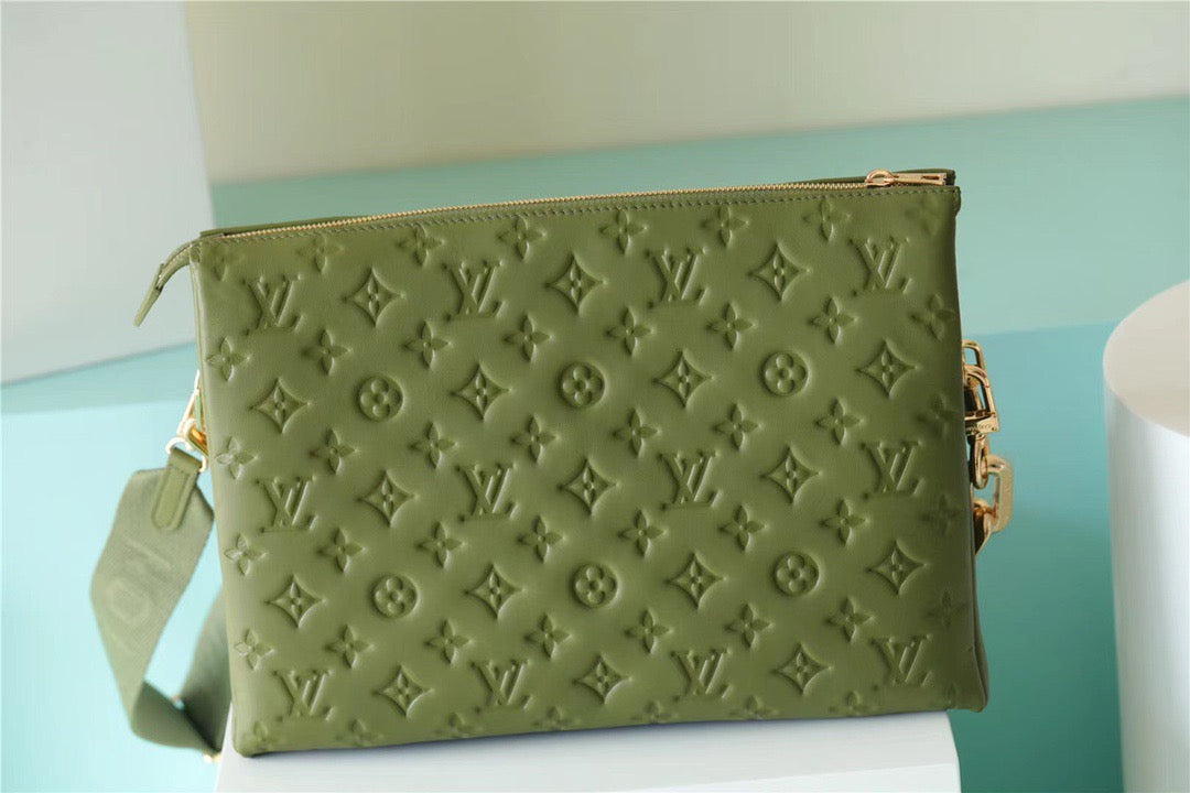 Top Quality Coussin MM Monogram Khaki For Women, Womens Handbags, Shoulder And Crossbody Bags 13.4in/34cm Top Quality M20568
