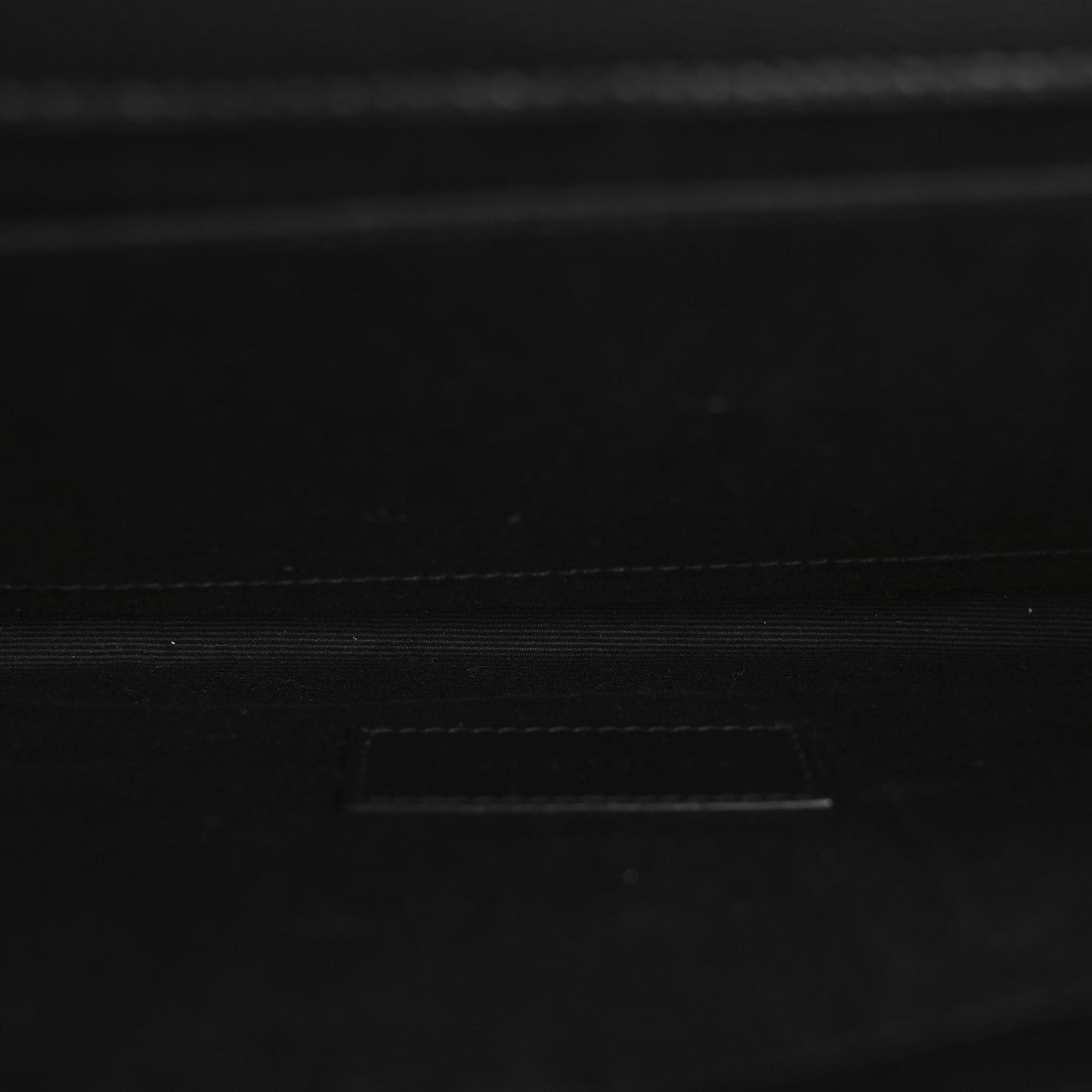 Saint Laurent Grain De Poudre Matelasse Chevron Monogram Envelope Clutch Black